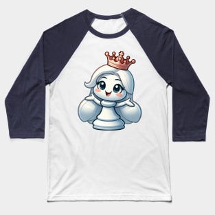 Cute Chess Queen Baseball T-Shirt